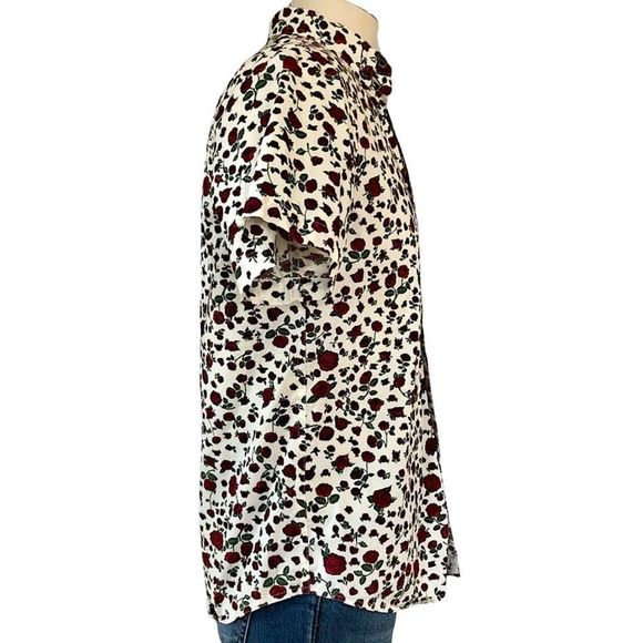 Dravus Landon Floral Short Sleeve Shirt, sz S - Picture 6 of 12